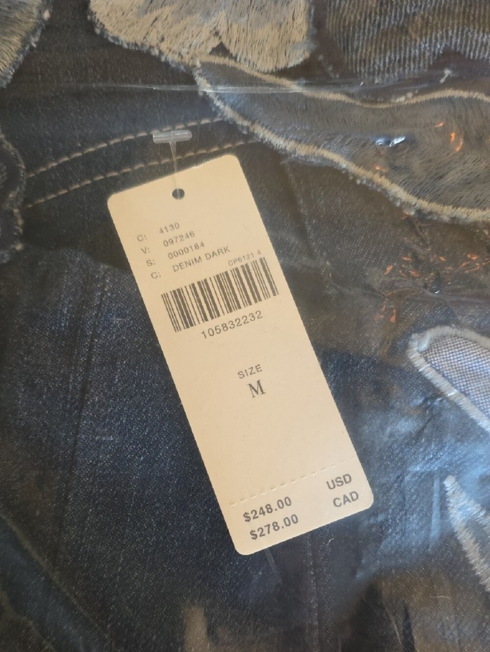 Maeve Denim Embroidered Fit & Flare Mini Dress - Picture 7 of 9